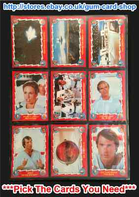 TOPPS BUCK ROGERS IM 25. JAHRHUNDERT 1979 (SEHR GUTER ZUSTAND) KARTEN 1 BIS 55 *BITTE AUSWÄHLEN*