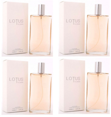 Lotus Flower Damen Parfum Eau De Parfum For Her Damenduft 100ml 4er Pack