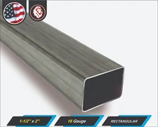 1-1/2" x 2" Rectangular Metal Tube - 16 gauge - ERW - 60" Long (5-ft)