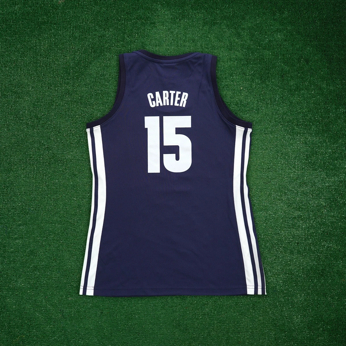 Adidas Vince Carter Memphis Grizzlies NBA Women's Navy Blue Replica Jersey