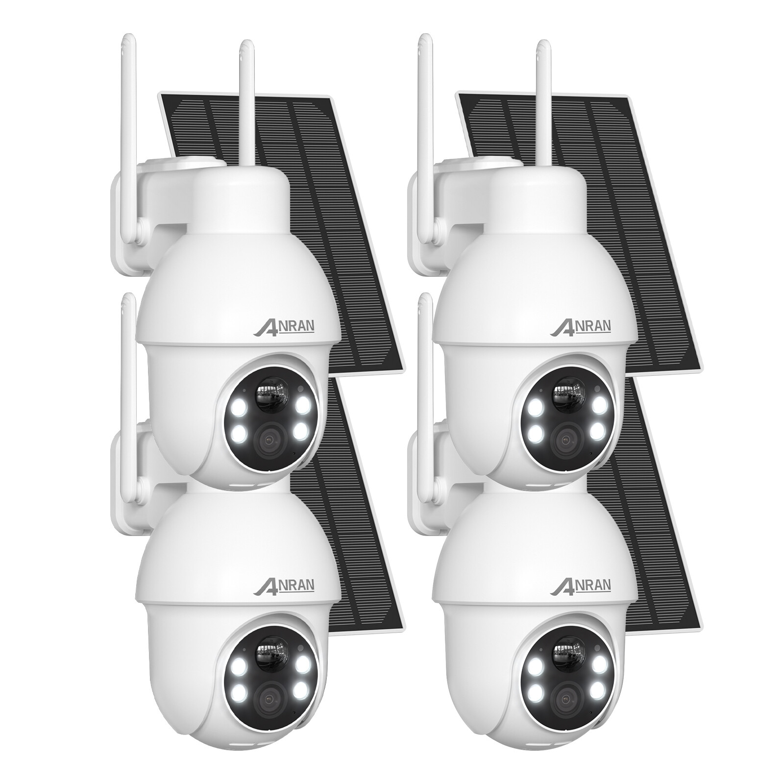 ANRAN 5MP WIFI Pan/Tilt Home Security Camera Outdoor Wireless Solar Battery Home