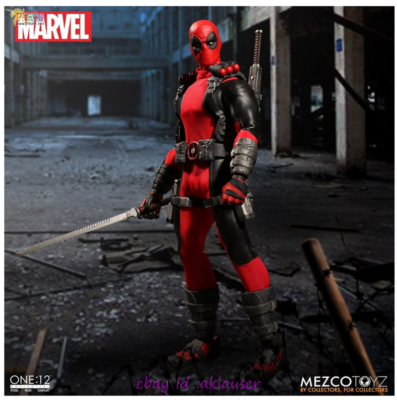 Mezco Toyz 1/12 Marvel Deadpool Action Figure Toy Model In Stock