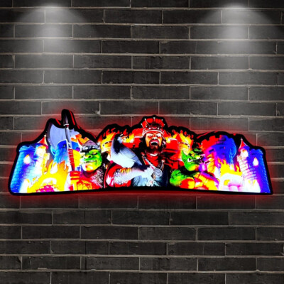 Medieval Madness 3D LED Lightbox Arcylic Pinball Topper for Pinball Machine