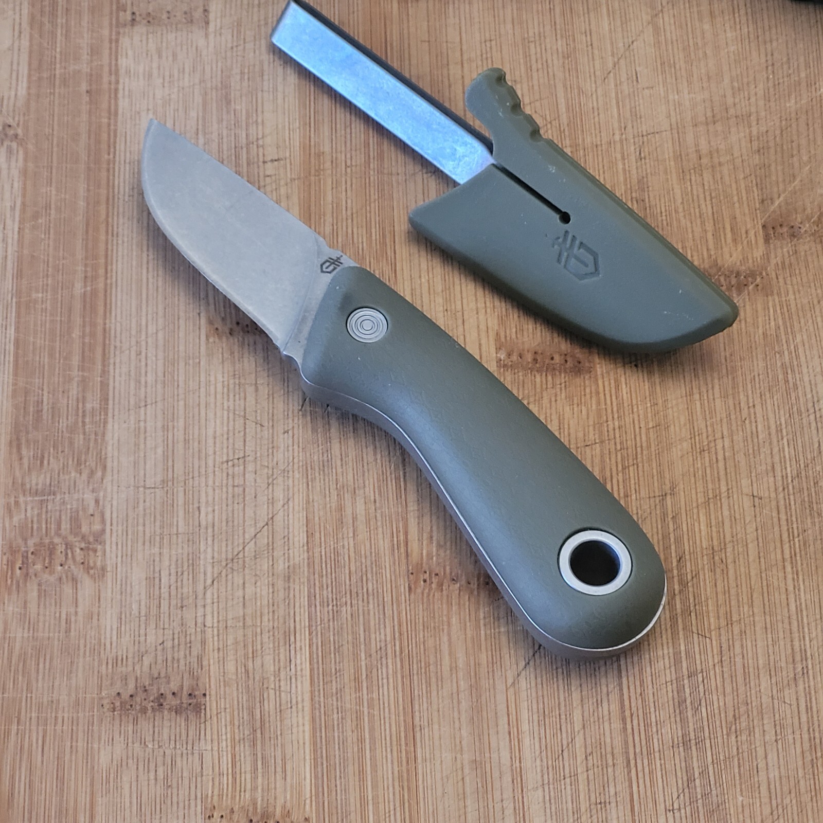 Gerber Spine FIXED BLADE KNIFE 3.7" 7CR17MOV S.S. Blade Bushcraft eBay