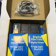Powerextra SN-F970LCD-B Set of 2 7.4V 8800mAh Li-Ion Batteries and USB...