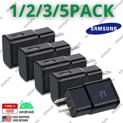 For Samsung Android Google US Adaptive Fast Charger Block USB Power Adapter Hubs