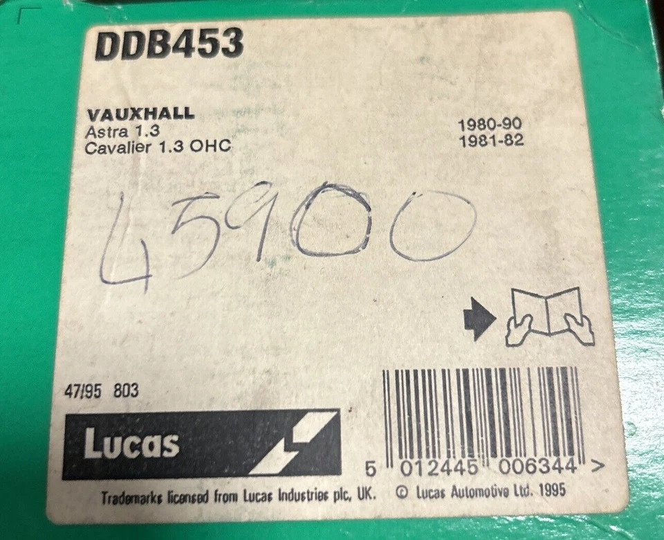 Lucas DDB453 Distributor Cap - Vauxhall Astra 1.3, Cavalier 1.3 OHC - Image 3 of 4