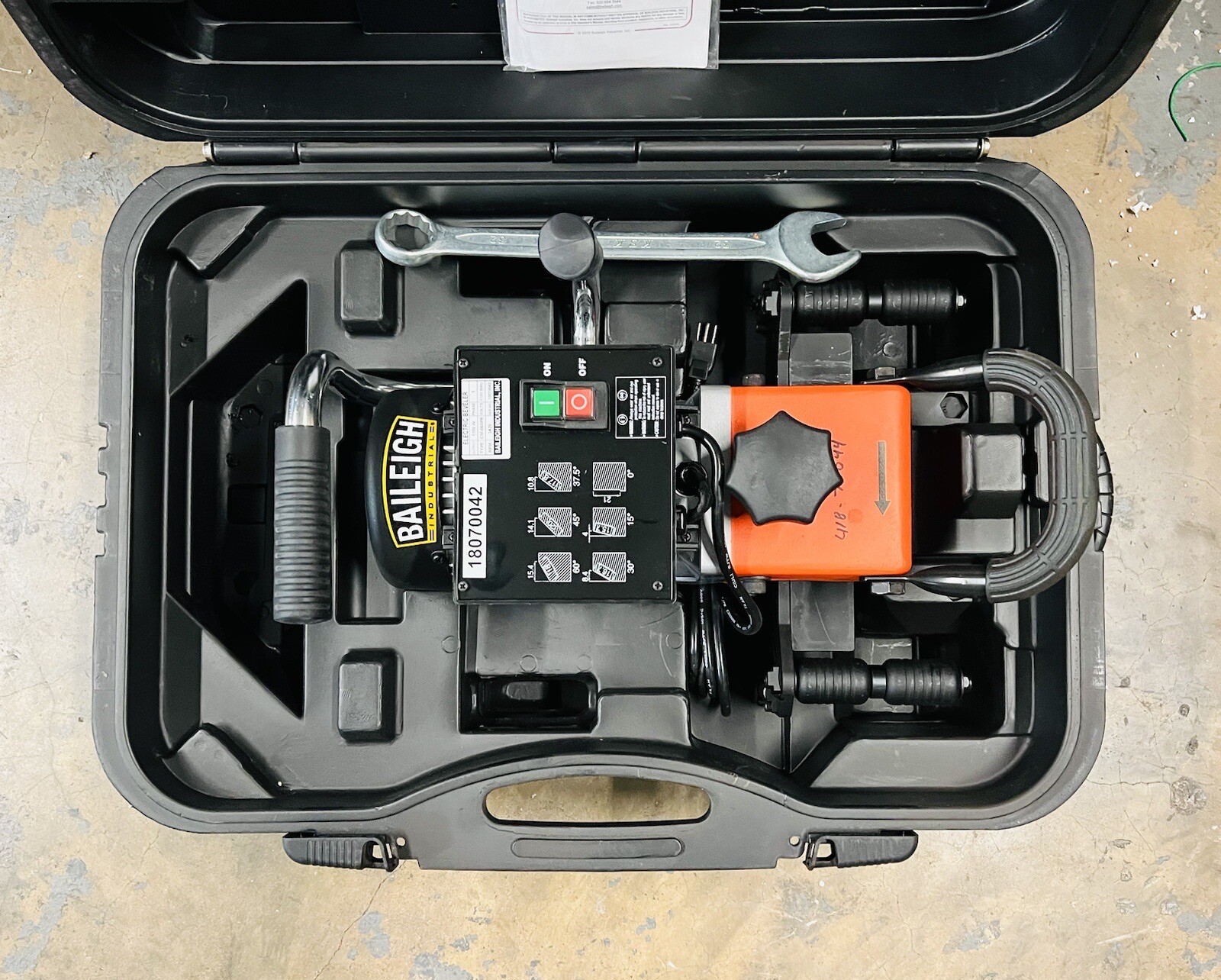 Pipe Beveler Baileigh CM060PR Portable Electric Plate eBay