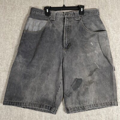 Texas Tuff Jean Shorts Jorts Gray Denim Size 36 | eBay