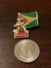 Vintage 1984 Los Angeles Olympics Coca Cola Sam Eagle Guyana Flag Lapel Pin