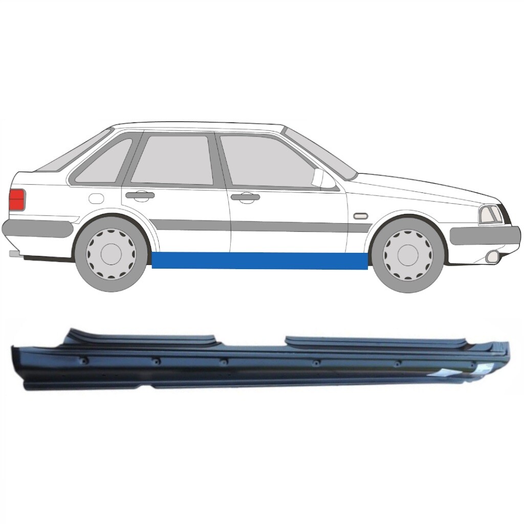VOLVO 440 460 1988-1997 FULL SILL REPAIR PANEL ROCKER PANEL / RIGHT RH