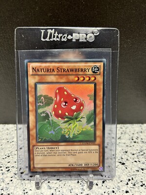 strawberry yugioh card YuGiOh : HA04-EN021 1st Ed Naturia Strawberry Super Rare Card