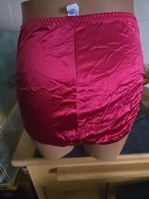 Vintage Olga Panty Secont Skin On Back Front Embroydex Lace S Large New No...
