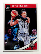 2019 Panini Donruss Basketball WNBA Kayla McBride Optic Card #29 Aces
