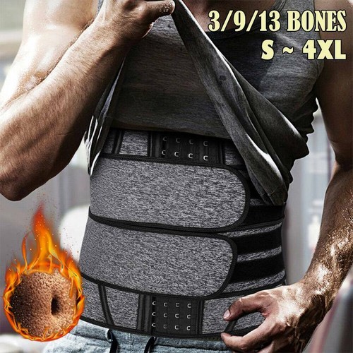 Men Waist Trainer Cincher Body Shaper 