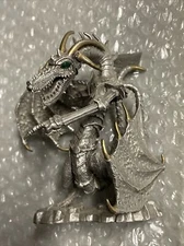 1999 Rawcliffe RAL Partha Pewter JP Wilhelm Battle Of The Dragon Figurine D&D