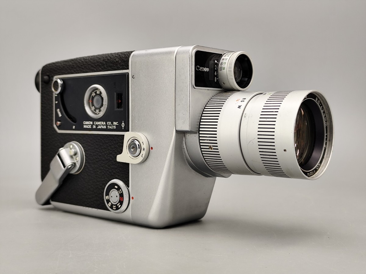 Vintage Canon Cine Zoom 512 Wind Up Mechanical 8mm Film Movie