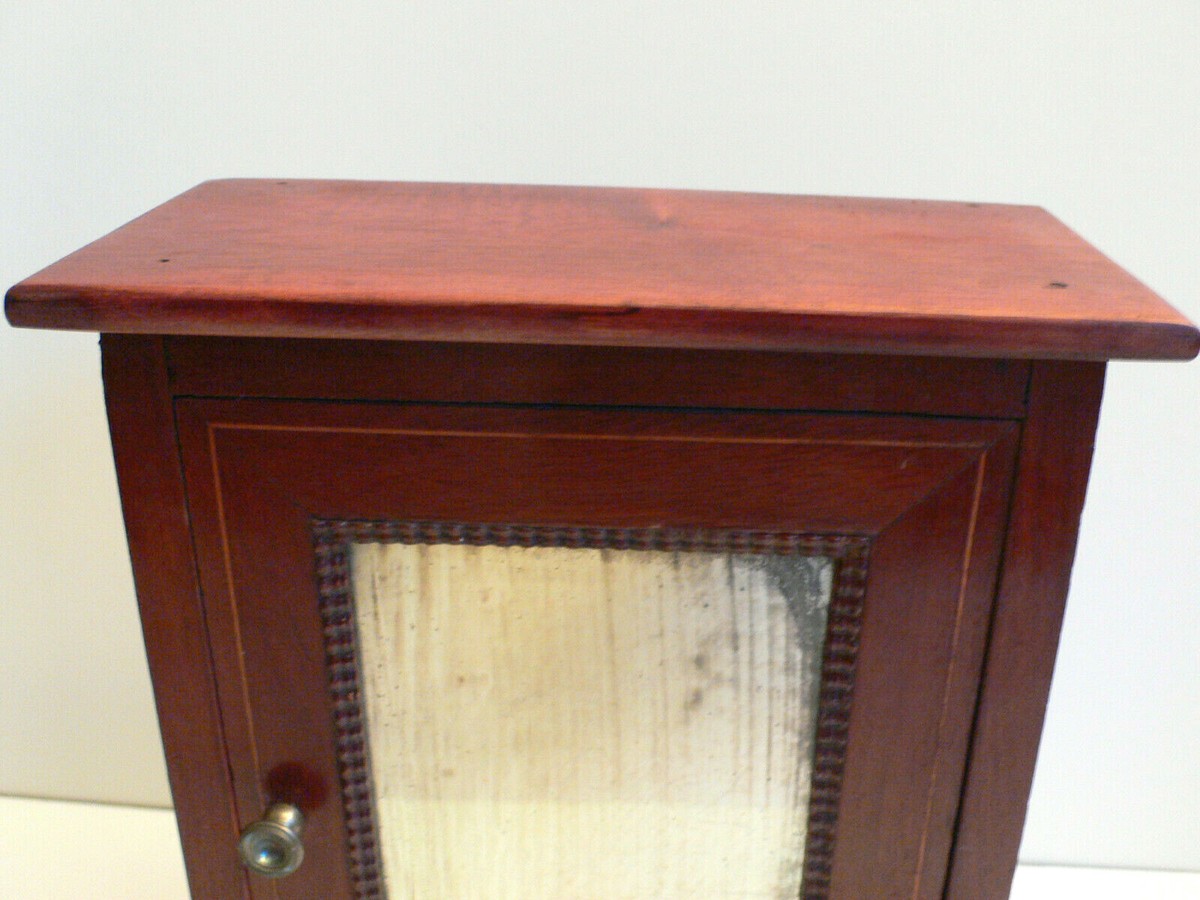 Armoire ancienne noyer miroir d'occasion - Ameublement