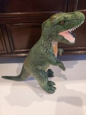 Aurora World Metallic Brown T-Rex Dinosaur Plush Stuffed Animal Scales Teeth
