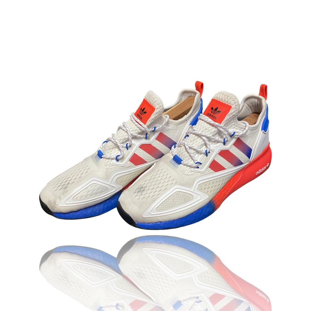 Size 10.5 - adidas ZX 2K Boost White Gradient for sale online | eBay