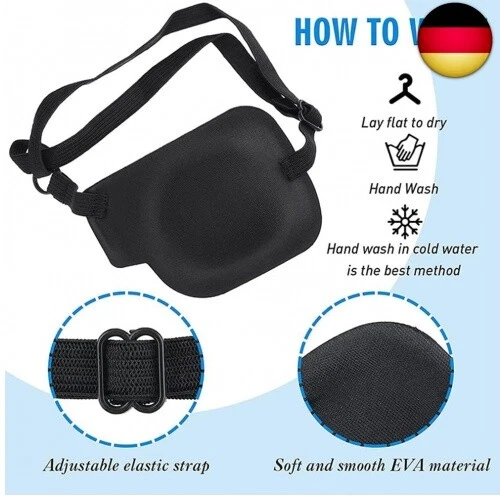 Augenklappen, Augenklappen Verstellbar, Augenklappe Medizinisch, Augenpflaster - Bild 3 von 7