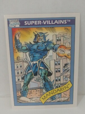 1990 Marvel Universe Series 1 One Impel Card Mandarin #76 Iron Man