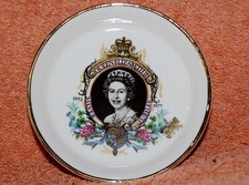 Queen Elizabeth Silver Jubilee Lord Nelson Pottery Hand Crafted Dish Teller