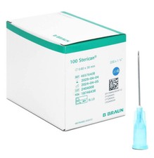 Igły BBraun STERICAN rozmiar 14: 0,60 x 30mm - niebieskie - igła do wstrzykiwań - igła