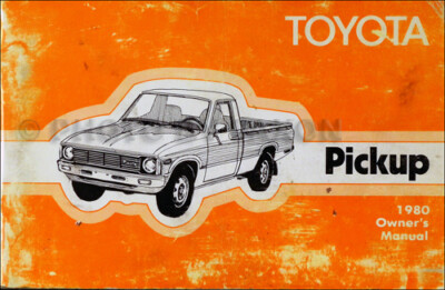 1980 Toyota Pickup Factory Shop Manual – Original Paper Book W/ Wiring Diagrams