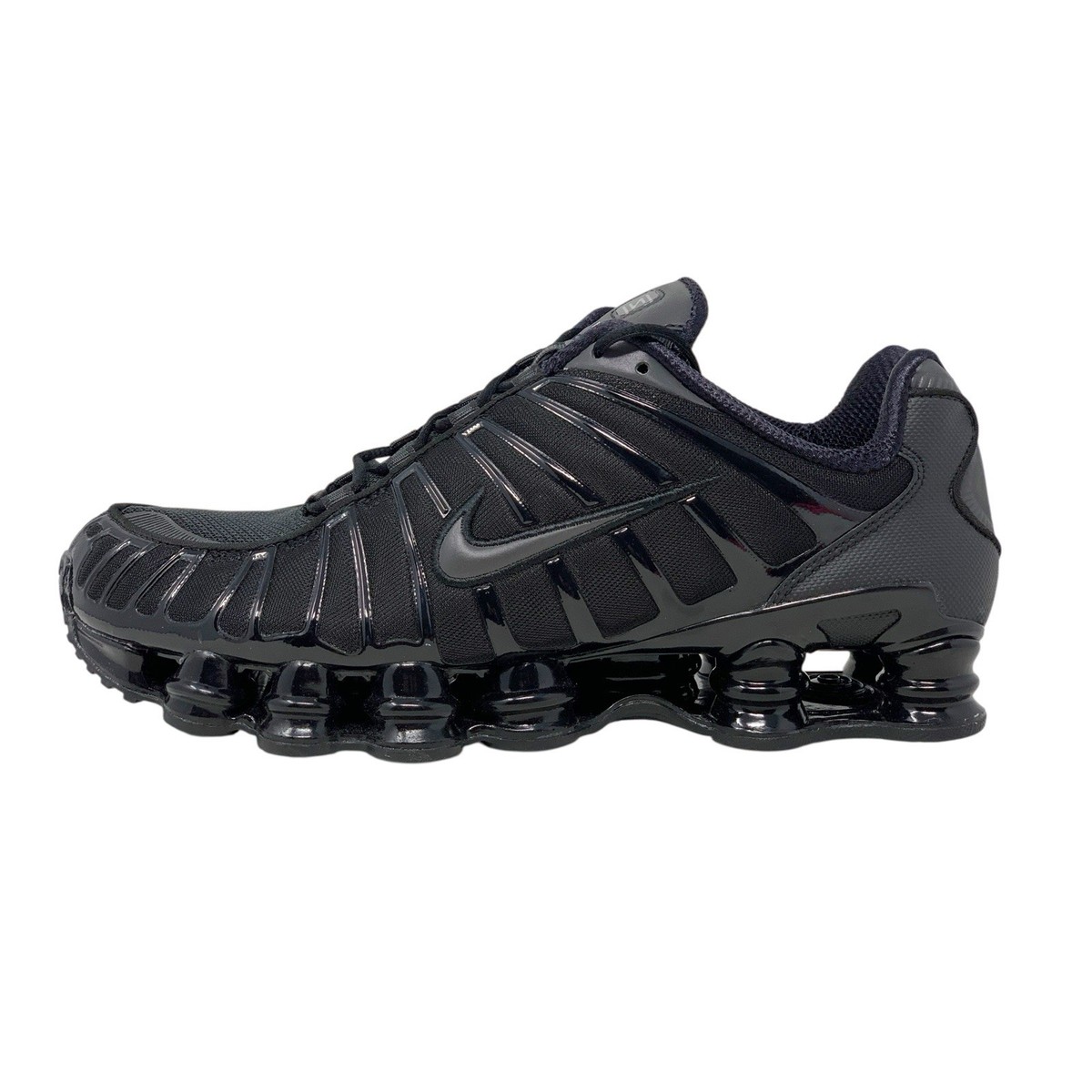 Nike Shox TL 'Iridescent Reflective' Black Sneakers, Size 10.5