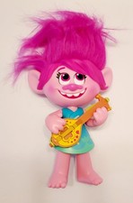 Trolls Popstar Poppy Doll Singing with Guitar Dreamworks TESTED - Sings