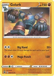 Golurk 083/172 Rare Brilliant Stars Pokemon Card