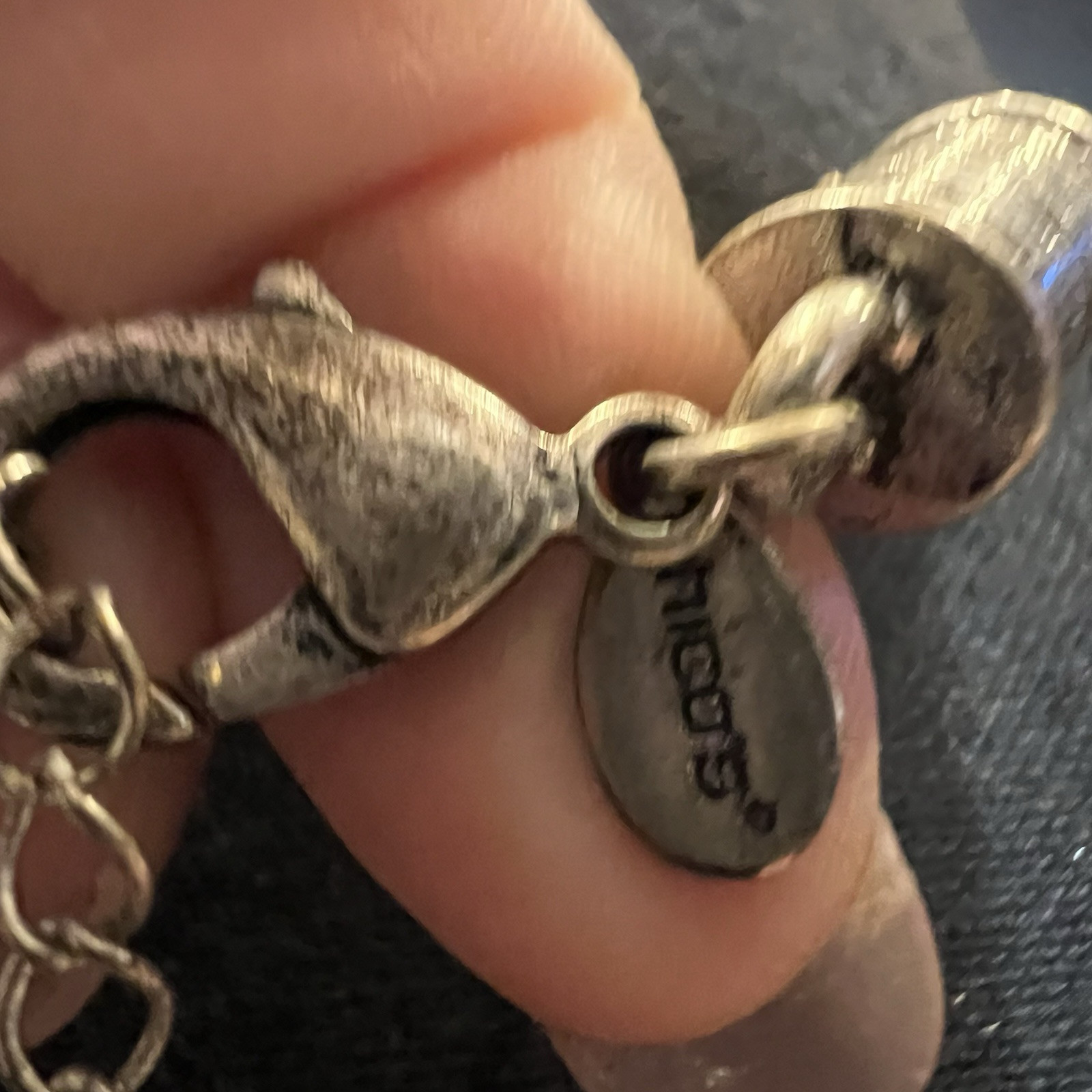 Extra Large Aged Silver-Tone Bib Statement Neckla… - image 4