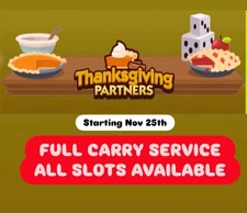 Full Carry Service THANKSGIVING PARTNERS EVENT MNGO!