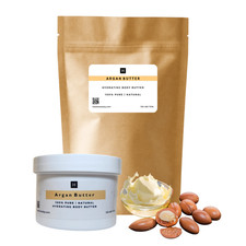 Argan Butter  Pure Moisturizer Hydrating Body Butter  All Natural, No Additive