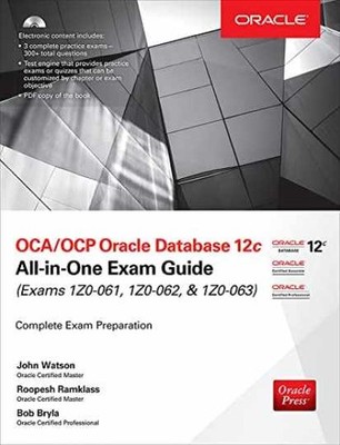 OCA/OCP Oracle Database 12c - Hardcover, by Watson John; Ramklass - Very Good