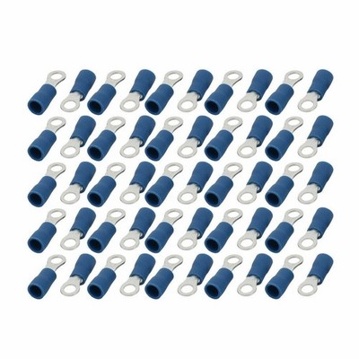 50pcs RV2-4S Pre Insulated Crimp Terminal Connector   for AWG 16-14 Wire  KD #bv