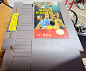 Nintendo NES Lot Of 4 Games MARIO DUCK HUNT, all pro basketball double dragon 2