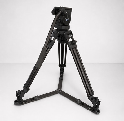 Libec LILS222A LS-22 Tripod + H220DV Fluid Head w/ Spreader & Case   Open Box