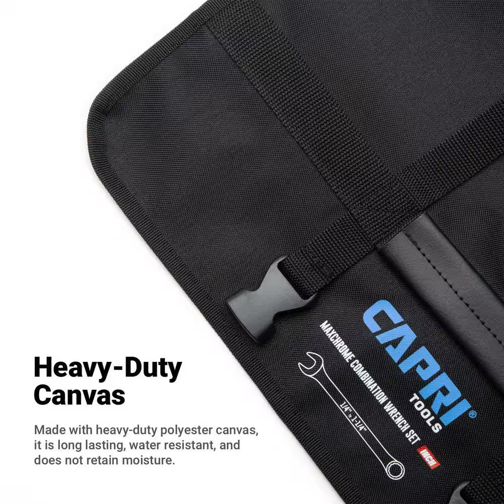 SAE Wrench Roll up Pouch (17-Pocket) Free Shipping