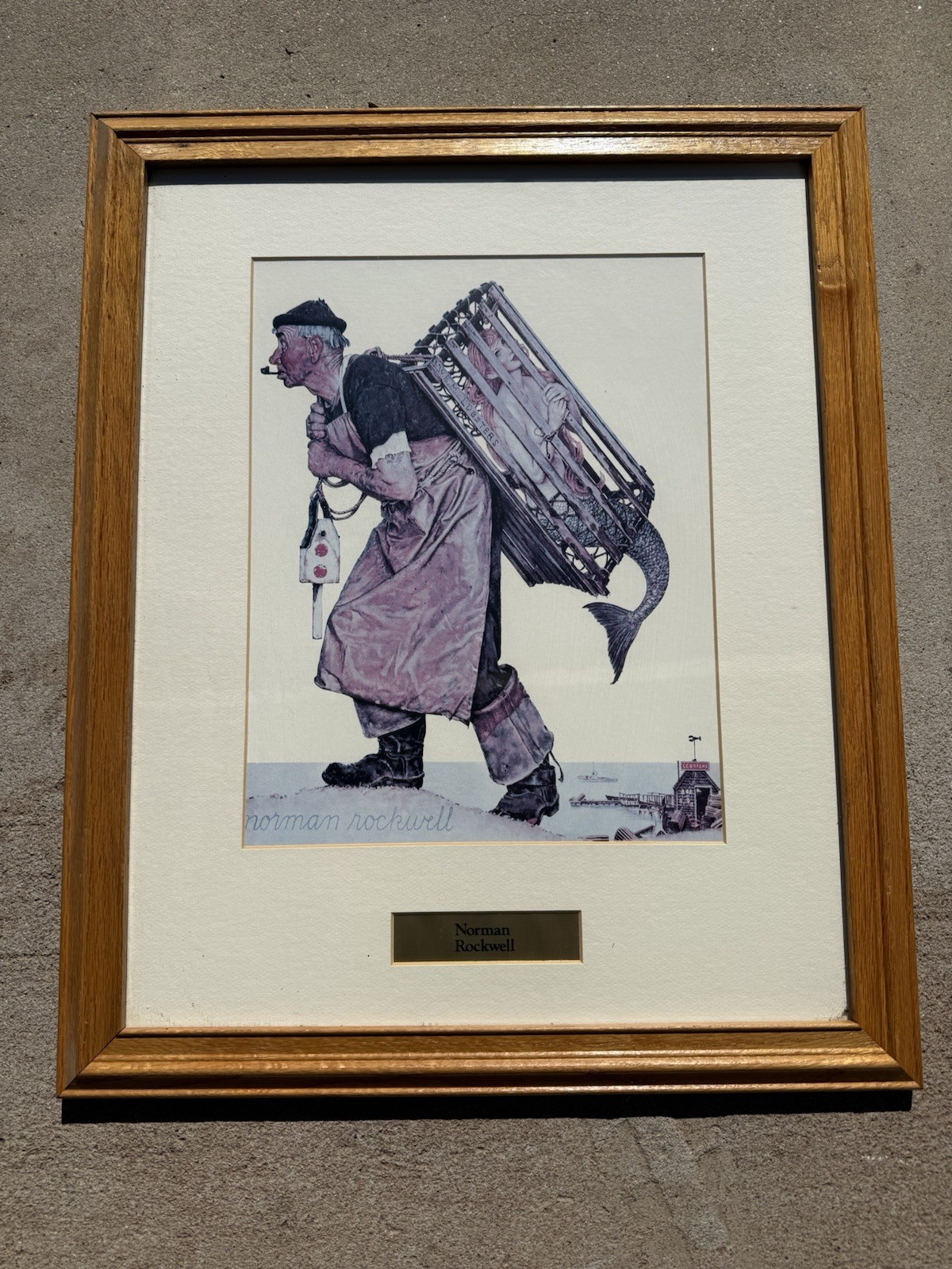 Mermaid art print by Norman Rockwell