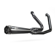 ZARD Full Exhaust Harley-Davidson Street Bob 2017-2024 Black Steel Racing