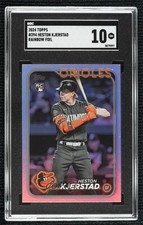 2024 Topps Series 2 Rainbow Foil Heston Kjerstad #394 SGC 10 GEM 1a6q