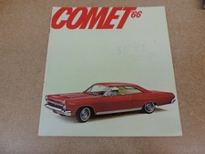 1966 Mercury Comet Cyclone Caliente Capri 202 Wagon Sales Brochure 32pg Original