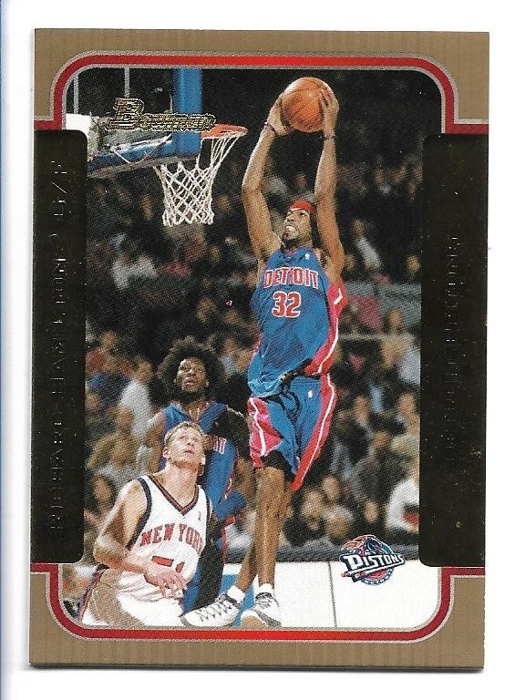 Richard Hamilton 2003-04 Bowman Gold #21 - Detroit Pistons