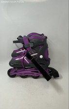 Airwalk Unisex Kids ABEC-5 Gray Purple Lace-Up Adjustable Inline Skates Size 5-8