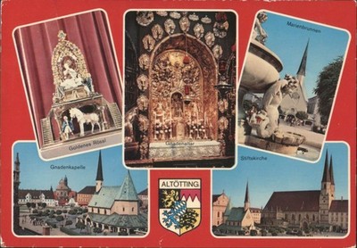 Germany Altotting: Goldenes Rossl,Gnadenaltar & Churches POPOW MARGARETE,Cary,IL