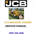 JCB 212 BAGGERLADER SERVICE WERKSTATTHANDBUCH PDF USB