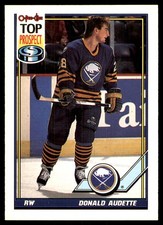 Donald Audette 1991-92 Topps #273 Sabres NHL READ FREE SHIPPING AutographDen