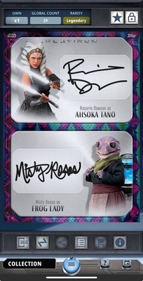 Topps Star Wars Digital Card Trader Ahsoka Tano - Legendary